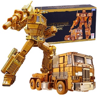 TAKARA TOMY-Transformers Golden Lagoon MP10G, figura de Robot Optimus Prime de oro de 25cm, colección de juguetes para niños nq6I