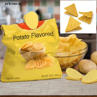 zr 4pcs Set Chips Shape Bag Clips Food Seal Clip Storage Potato Snack Sealing Clip cl