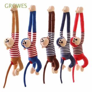 GROWES Kawaii Plush Toys Birthday Gifts Stuffed Toys Plush Doll Cute For Children Monkey Home Decoration Kids Gifts Soft Long Arm Monkey/Multicolor