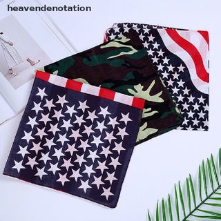 [heavendenotation] USA American Flag Bandanas UK Flag 100% Cotton Head Wrap Scarf
