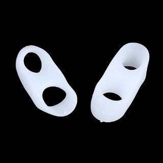 [wuliuyan] 2 separadores de dedos de pies de silicona hallux valgus corrector pies alivio del dolor [wuliuyan]