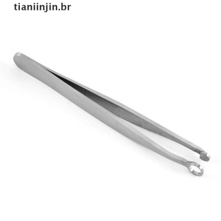Tianiinjin 1 pza pinzas universales De acero inoxidable Para Cortar pelo/cejas/Nariz/Pelos Br