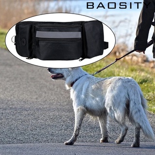 [BAOSITY*] Cintura bolsa de cintura correa de hombro portátil tratar bolsillo mascota Snack bolsa para entrenamiento de cachorros al aire libre llevar aperitivos