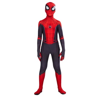 Niños lejos de casa Peter Parker Cosplay disfraz Zentai cómodo disfraz