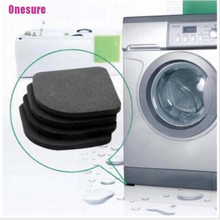 [Onesure] 4 almohadillas de silenciar para lavadora, antideslizantes, antideslizantes, antivibración
