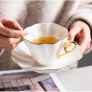 Por la tarde taza de té platillo conjunto de taza de café tetera Set bandeja de té