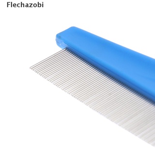 [flechazobi] peine de pulgas para gatos perros mascotas de acero inoxidable confort pulgas herramientas de aseo caliente