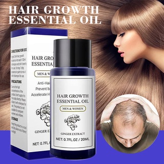 20ml de crecimiento del cabello aceite esencial rápido prevenir la calvicie Anti-pérdida de cabello litasteful