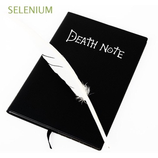Selenium coleccionable escuela de dibujos animados Anime diario de cuero Death Note Notebook Death Note Pad/Multicolor