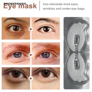 [supers] 1 máscara de ojos de colágeno antiarrugas hidratante hidratante para el cuidado de los ojos ojeras. (6)
