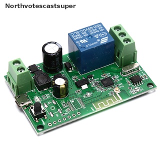 northvotescastsuper 5v-12v autobloqueo sonoff wifi inalámbrico smart switch módulo de relé app control nvcs
