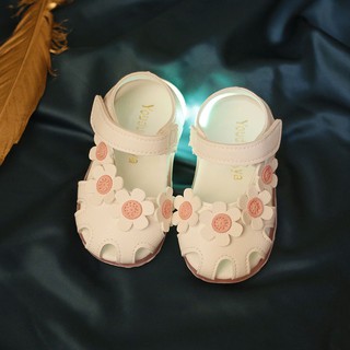 Mujer bebé niño zapatos sandalias suela suave 0-1-2-3 años de edad sandalias de los niños con luces bebé sh 0-1-2-3 bfhf551.my