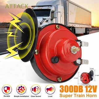 ATTACK Auto Accessories 300 DB Motorcycle Air Horn Train Horn Car 12V Electric Snail Horn Raging Sound Trucks Car Styling