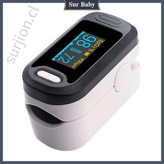 bebé monitor de saturación de oxígeno en sangre pantalla led portátil clip de dedo oxímetro de pulso [surjion]