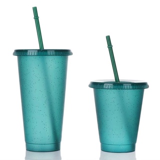 Giovanni 1 taza de paja para beber de boca ancha, vaso de plástico, regalos creativos, reutilizables, personalizados con pajitas, opción Multicolor, botella de agua, Multicolor, color Multicolor (5)