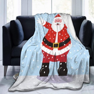 Hgwhgs - manta ligera de franela, Santa Claus, antipilling, para toda la temporada 50x40 IN/60x50 IN/80x60 IN