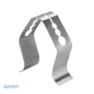 kee - clips de termómetro de acero inoxidable para barbacoa, alimentos, cocina, termómetro, 3 agujeros