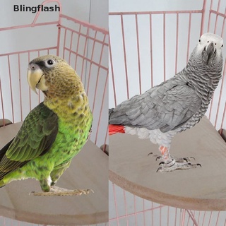 Blingflash - soporte de plataforma de madera para pájaros, juguetes, perchas para pájaros, jaula, MY