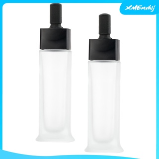 2 botellas de cristal de 1oz de aceites esenciales gotero fragancia pipeta botella viales