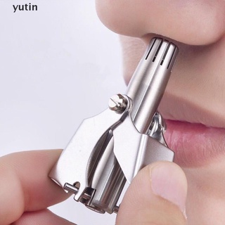 yutin Nose Trimmer for Men Stainless Steel Manual Washable Nose Trimmer for Nose .
