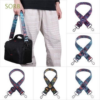 sorb moda color bolsa cinturones ajustable bolso de hombro correas bolso cadena mujeres nylon nacional viento arco iris mochila accesorios