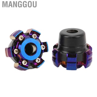 Manggou Pair of Motorcycle Wheel Front Fork Frame Slider Aluminum Alloy Falling Protection for Bicycle