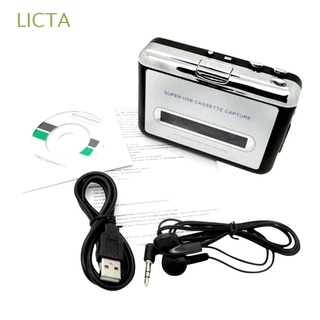 LICTA Stable Audio Music Player MP3 iPod USB Cassette to MP3 Converter Walkman Cassette Player New CD Converter Hot Capture Recorder