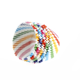 [bsb] 100 tazas de papel para magdalenas de colores, forma de cupcake, forros de cupcakes, 100 unidades, diseño de cupcakes (8)