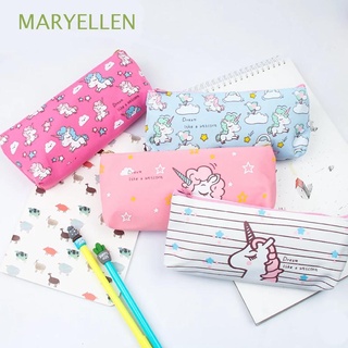 maryellen kawaii - estuche para lápices de lona, diseño de unicornio, multicolor