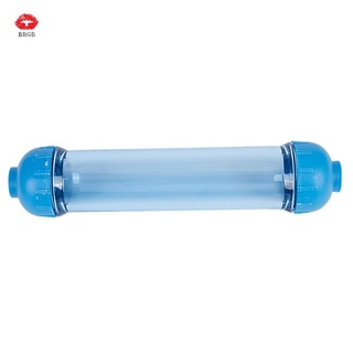 caja con filtro de agua diy para relleno t33/tubo con filtro transparente azul