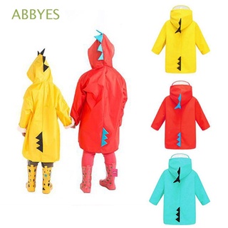 abbyes lindo chaqueta a prueba de viento dinosaurio impermeable bebé kindergarten niños ropa de lluvia