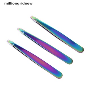 [milliongridnew] pinzas coloridas para depilación de cejas/pinzas para cejas/herramientas de maquillaje de belleza