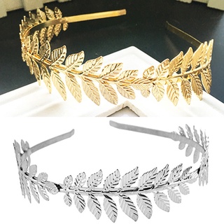 [Color] Hairband Fashion Delicate Pretty Flower Leaves Crown Tiara Headdress for Daily Life (7)