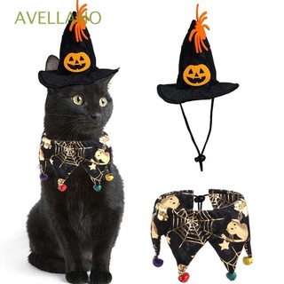 avellano para gato perro halloween fiesta gato collar calabaza mascota sombrero gato disfraz araña web mascota accesorios kawaii halloween cráneo patrón cosplay gato calabaza sombrero