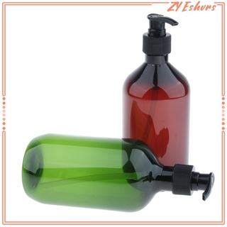 2pcs Bottle Shampoo Pump Vacuum Sprayers Toiletry Bags