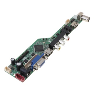 ~ Kit de placa de controlador LCD Universal V29 AV TV VGA HDMI compatible con interfaz USB reemplaza SKR.03 T.V T.V (6)