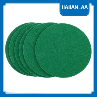 [Jiajian_Aa] juego de 6 almohadillas de fieltro autoadhesivas para Hockey de aire, verde, 3 tamaños disponibles: almohadillas de fieltro de repuesto para control deslizante de Hockey de aire (1)