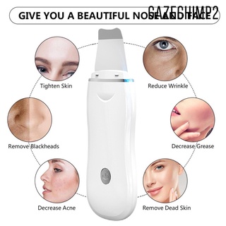 [Gazechimp2] espátula ultrasónica de piel de iones exfoliante exfoliante facial limpiador profundo Peeling (4)