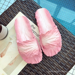 Cubis Slipper mujer verano plástico baño estudiante dormitorio suave fondo zapatillas creativas nueva resistente a través de silencio antideslizante
