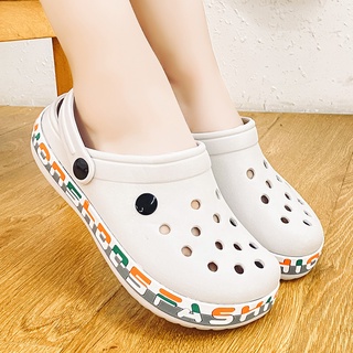 Ready Stock Size 36-45 Sandalias crocs con agujeros sandalias de pareja zapatillas hombre y mujer (5)