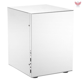 Mini caja De computadora De aluminio fir Jonsbo C2 Itx 245x215mm tapete De mano/Atx Power/80mm Radiador blanco