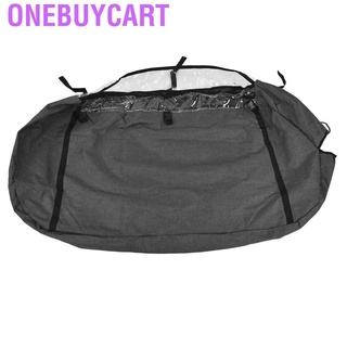 Onebuycart-Bolsa Para Ropa (600D , Tela Oxford , Transparente , Cremallera , Almacenamiento De)