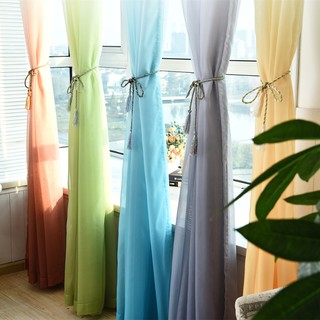 fo cortina cortina transparente de color degradado de tul cortina cortina cortina cortina cortina cortina transparente (3)