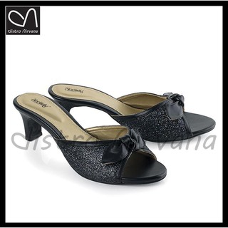Sandalias de mujer sandalias de tacón alto sandalias zapatillas negro litro fiesta invitación sandalias