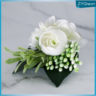Boutonniere Men Wedding Suit Corsage Groom Flowers for Wedding Prom Decor