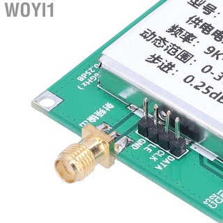 woyi1 módulo atenuador digital rf pe43703 dc 5v 9k‐6ghz 0.25db paso a 31.75db placa de disipación de calor (2)