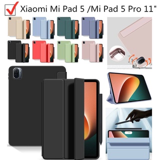 Para Xiaomi Mi Pad 5/Pro 11 " Smart Sleep/Wake Cuero Stand Flip Case Cover