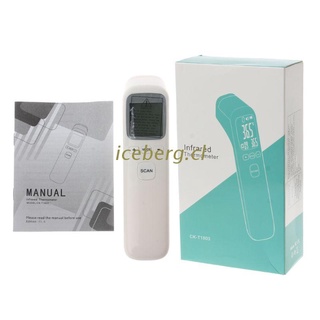 iceb termómetro infrarrojo digital lcd medición del cuerpo frente sin contacto adulto fiebre ir termómetro