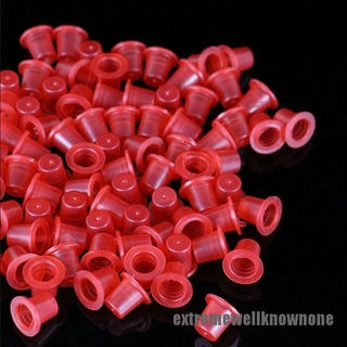 100x xígrafos De Tinta De Plástico pequeño/mediano/Grande rojo/soporte De Pigmento De Pigmento (1)