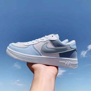 Kasut Nike Air Force One AF1 zapatillas de deporte de los hombres de las mujeres zapatillas de correr par de cuero Casual zapatos planos (3)